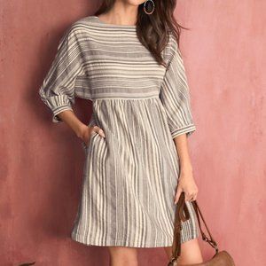 Garnet Hill Boatneck Batwing Dress